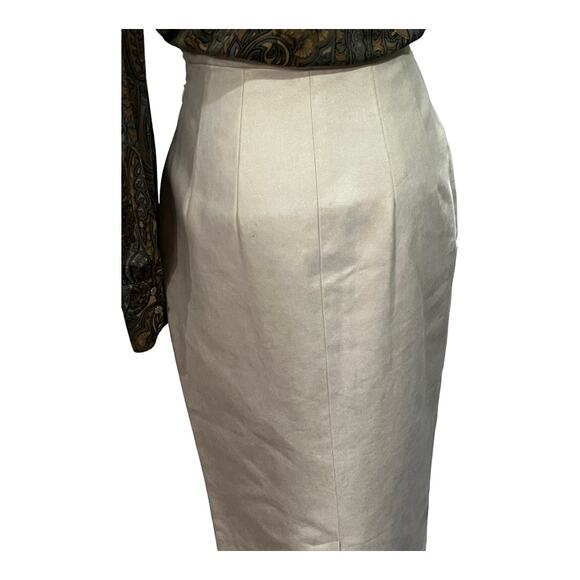 Ralph Lauren Purple Label Selena
Cream 2005 Sample Vintage Designer Pencil Skirt - Picture 7 of 14